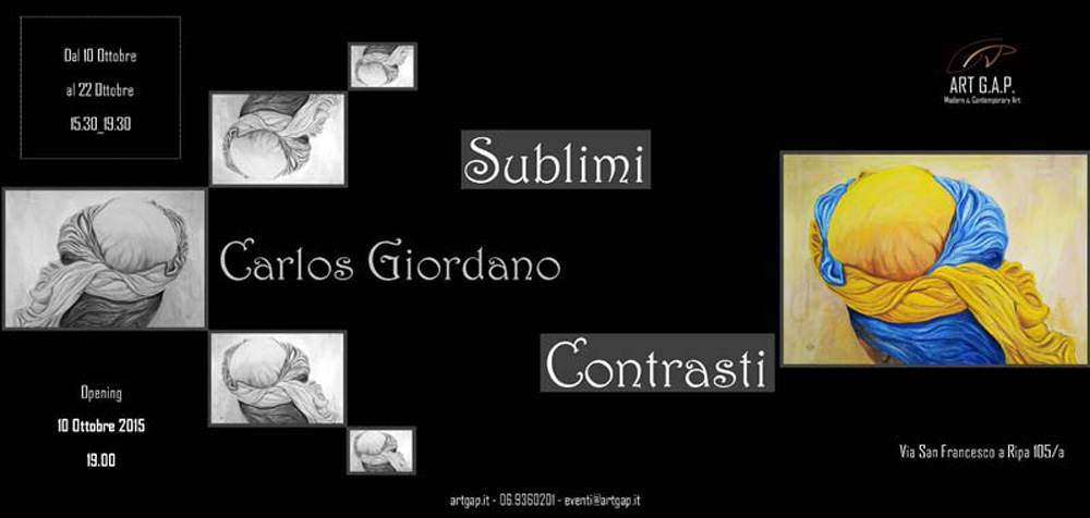 Materiale espositivo della mostra Sublimi Contrasti